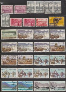 CANADA Lot Of High Face Value Used Stamps With Some Duplication - CV $50++