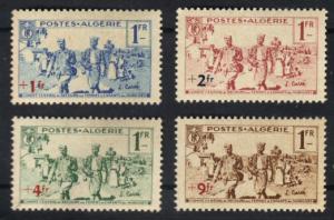 Algeria #B32-35 MH cpl semipostals