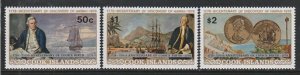 1978 Cook Islands - Sc 480-2 - MNH VF - 3 single - Capt Cook Bicentennial