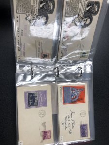 US FDC 1935-1943 Stamp Sc#772-914 First Day Cover In Album , Lot Of 120 Covers