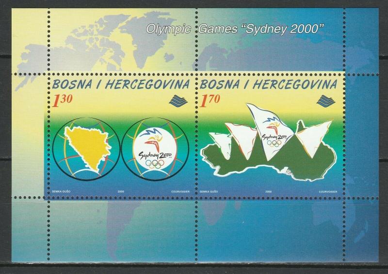 Bosnia and Herzegovina 2000 Olympic Games - Sydney MNH Block