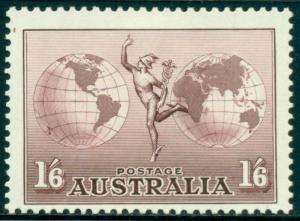 Australia Scott #C5 MLH Mercury and Hemisphere CV$8+