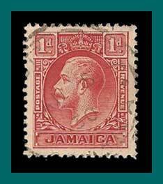 Jamaica 1929 King George V, used  103,SG108