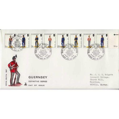 First Day Cover 2nd April 1974 Definitive Series 15p Strip