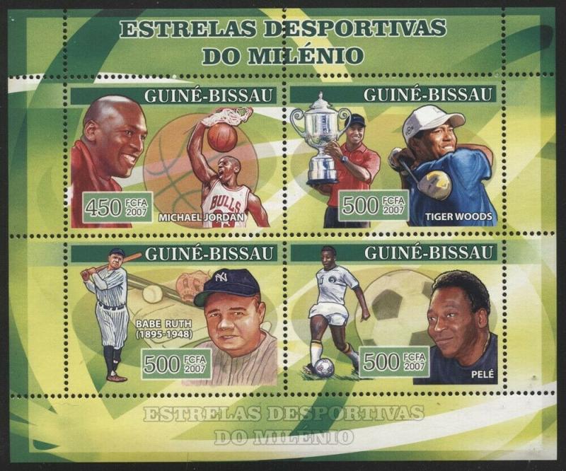 Guinea Bissau 2007 Sports S/S set NH