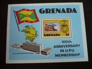 Stamps - Grenada - Scott# 1082 - Mint Never Hinged Souvenir Sheet