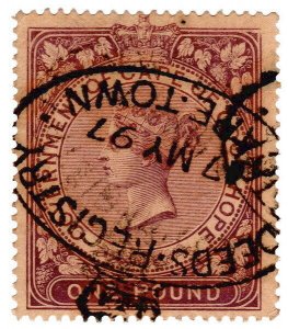 (I.B) Cape of Good Hope Revenue : Stamp Duty £1 (1878)