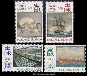Falkland Islands Scott 481-484 Mint never hinged.