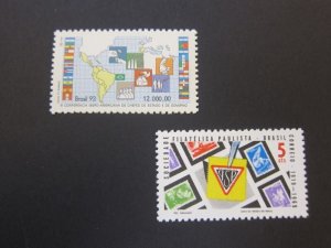 Brazil 1969 Sc 1121,2410,set MNH