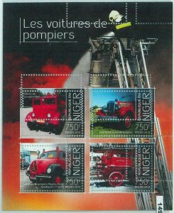 M1498 - NIGER - ERROR, 2013 MISS LEAF: fire trucks-