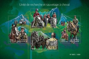 2015 TOGO MNH. HORSE. Yvert&Tellier Code: 4680-4683. Michel Code: 6952-6955