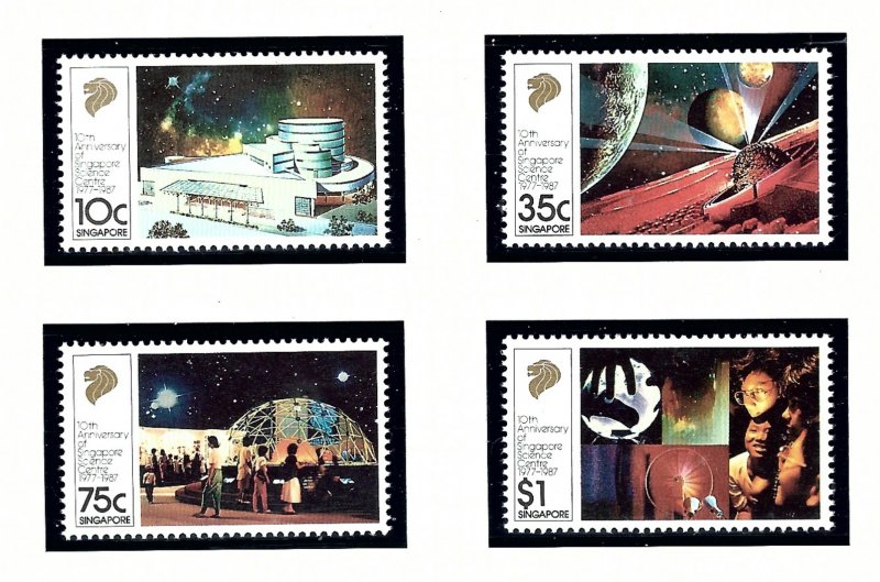 Singapore 514-17 MNH 1987 Singapore Science Centre    (KA)