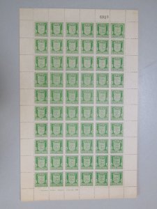 GREAT BRITAIN -  JERSEY 1942 Wartime Arms ½d bright green in - 31458