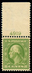 MOMEN: US STAMPS #337 MINT OG NH XF PF CERT