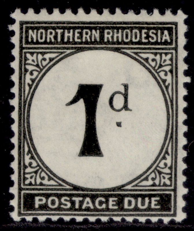 NORTHERN RHODESIA GV SG D1a, 1d black, M MINT. Cat £30.