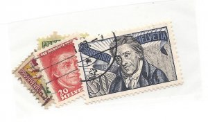 SWITZERLAND   B41-44    USED