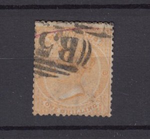 Mauritius QV 1860 1/- Buff SG52 Fine Used BP8901