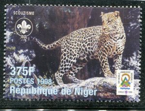 Niger 1998 WILD CAT Scouting Jamboree 1 value Perforated Mint (NH)