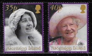 Ascension Scott #'s 799 - 800 MNH