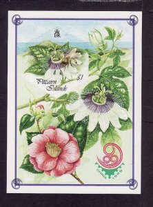 Pitcairn Is.-Sc#508a- id12-unused NH sheet -Honey Bees-1999-