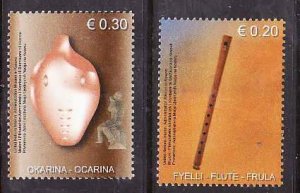 UN Kosovo-Sc#20-1- id9-unused NH set-Musical instruments-2004-