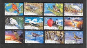 BIRDS - BRITISH INDIAN OCEAN TERRITORY #274-85  MNH