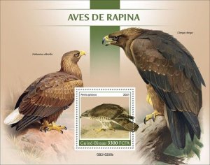 Guinea-Bissau - 2021 Birds of Prey, Buzzard - Stamp Souvenir Sheet - GB210205b