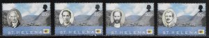 St Helena Scott #'s 798 - 801 MNH