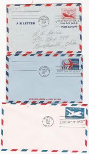 AIRMAIL FDC COLLECTION, 1940'S ON