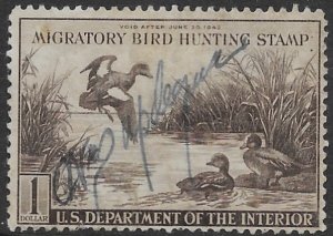 US RW 8   1941  Federal duck stamp  fine used