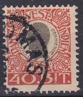 Danish West Indies Sc #35 Used