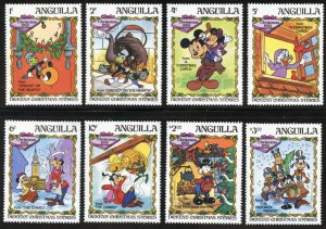Anguilla Scott 547-55 MVFNHOG Disney's Dicken's Christmas Stories - SCV $13.50