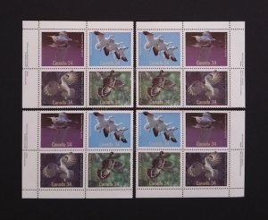 Canada 1098a Plate Blocks Matched Set VF MNH