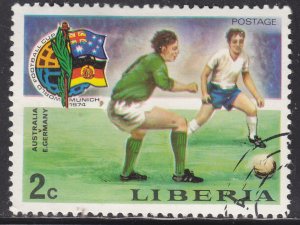 Liberia 676 World Cup Soccer 1974