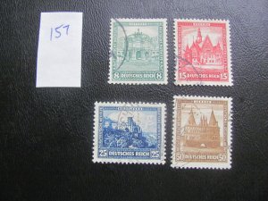 Germany 1931 USED  SC B38-41 SET VF/XF 140 EUROS   (157)