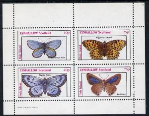 Eynhallow 1982 Butterflies (Polyommatus Acis) perf  set o...