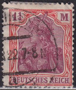 Germany 130 USED 1920 Germania 1.25Mk