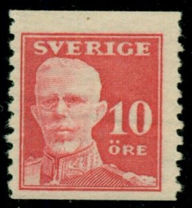 SWEDEN #139v (149Abz) 10ore rose, og, Nh, WMK KPV, Facit $250.00