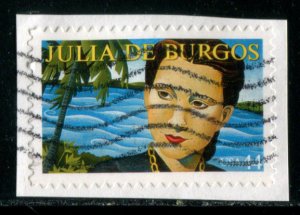 4476 US 44c Julia Burgos SA, used on paper