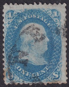 #63 Used, Fine, Small tear (CV $45 - ID39760) - Joseph Luft