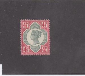 GB # 117 VF-MH 4.5d CARMINE ROSE CAT VALUE $20+