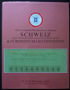 Auction catalogue SCHWEIZ 1843-1907 Sitzende Helvetia ungezahnt 1854-62 