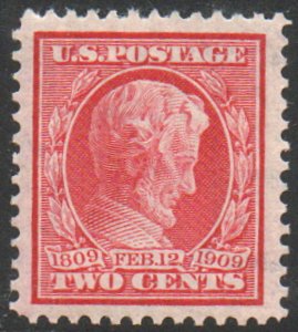 USA #367 XF OG NH, vibrant color, nicely centered, CHOICE!