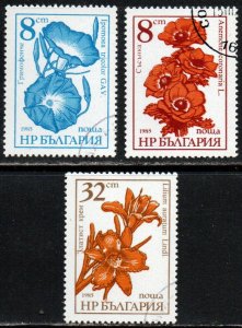 Bulgaria Sc #3184-3186 Used