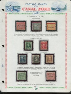 Canal Zone Collection on White Ace Pages w/Mint 15 PF Cert, 47 & More CV 8K+