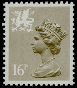 Great Britain - Wales & Monmouthshire WMMH28 MNH Machin Head