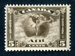 Canada 1930. AIR MAIL. 5c deep brown. Mint Hinged. SG310.