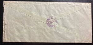 1946 Harmelen Netherlands Airmail Registered Cover to Springfield MA USA 