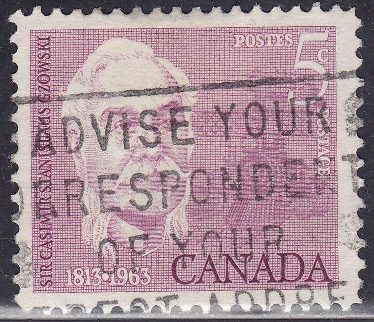 Canada 410 Sir Casimir Gzowski 5¢ 1963