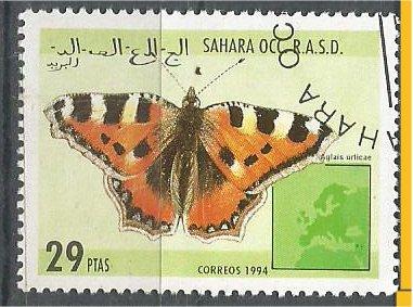 SAHARA, 1994, CTO 29p Butterfkies Scott Cinderella